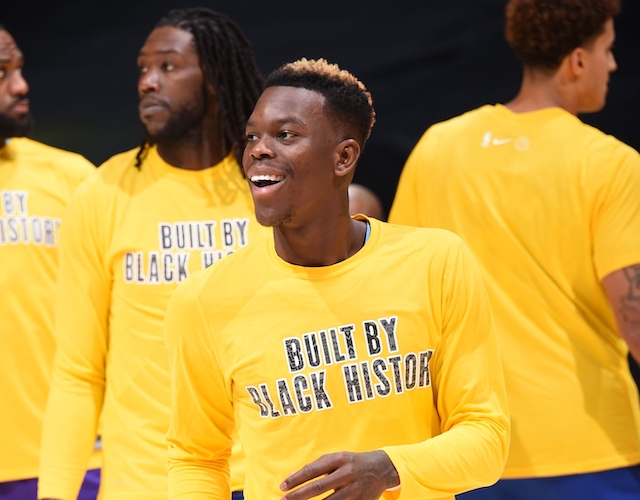 Montrezl Harrell, Dennis Schroder, Black History Month shirt