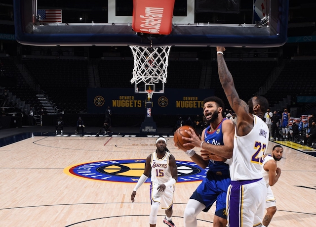 Montrezl Harrell, LeBron James, Jamal Murray, Talen Horton-Tucker