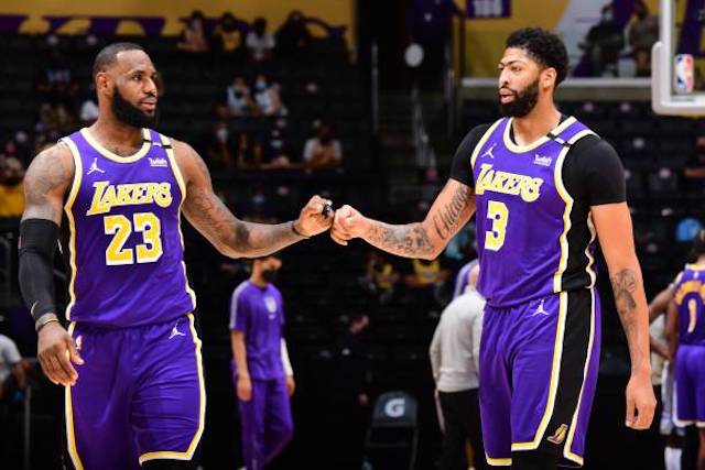 Lebron James, Anthony Davis, Lakers