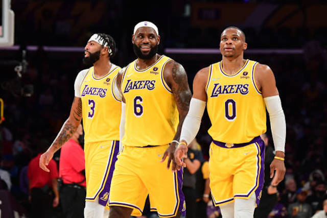 Anthony Davis LeBron James Russell Westbrook Lakers