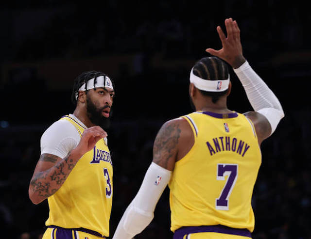 Anthony Davis Carmelo Anthony Lakers