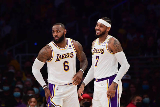 LeBron James, Carmelo Anthony, Lakers