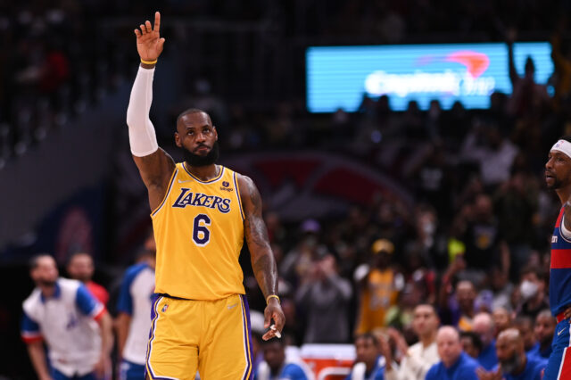 Lebron james lakers number 6 best sale