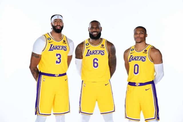 Anthony Davis LeBron James Russell Westbrook Lakers