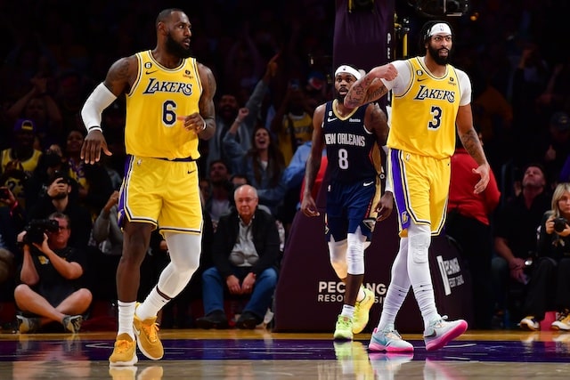 LeBron James Anthony Davis Lakers