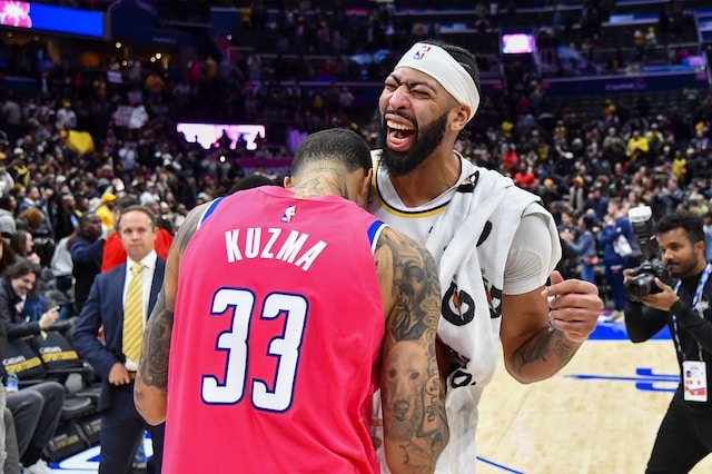 Kyle Kuzma Anthony Davis Lakers Wizards