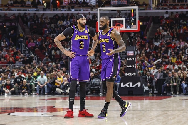 Anthony Davis LeBron James Lakers