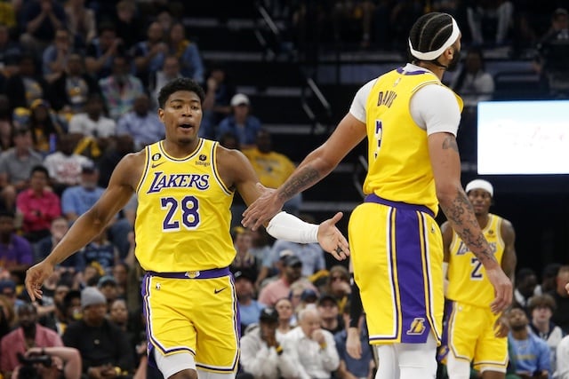 Rui Hachimura, Anthony Davis, Lakers