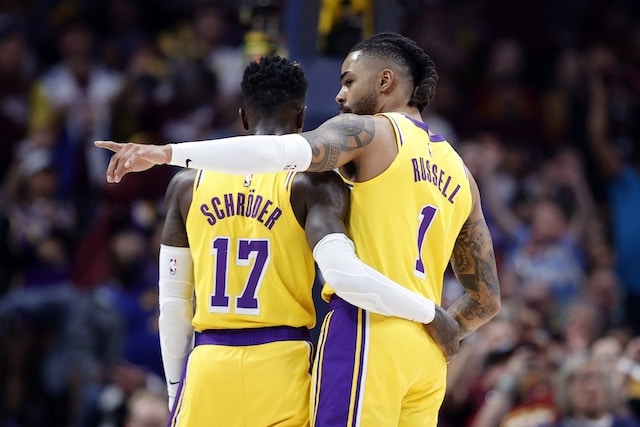 Dennis Schroder, D'Angelo Russell, Lakers