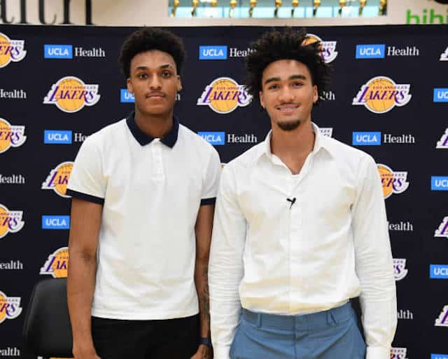 Jalen Hood Schifino, Maxwell Lewis, Lakers