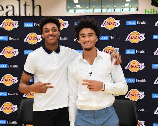 Maxwell Lewis, Jalen Hood Schifino, Lakers