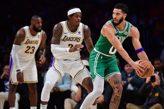 Jayson Tatum, Jarred Vanderbilt, Lakers, Celtics