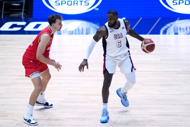 LeBron James, Franz Wagner, Team USA, USA Basketball, Germany