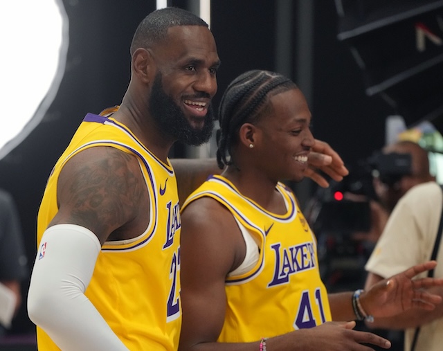 LeBron James, Quincy Olivari, Lakers